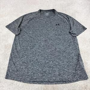 Under Armour Tech Tee Men’s Gray Short Sleeve Size XL